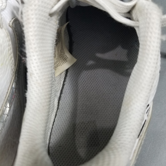 NIKE AIR FORCE 1 SHOES kids SIZE 2Y WHITE WOLF GRAY PRESCHOOL - Picture 10 of 10